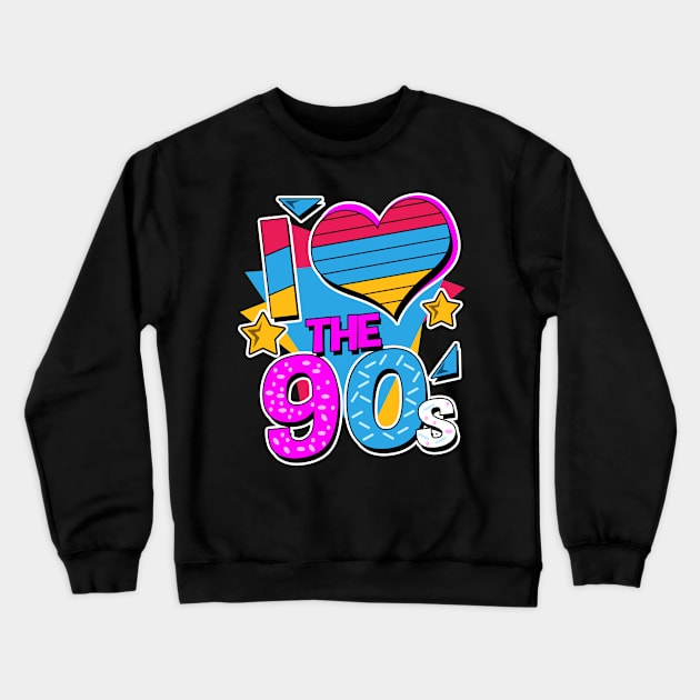 I Love The 90's - 90s Generation Crewneck Sweatshirt by Streetwear KKS